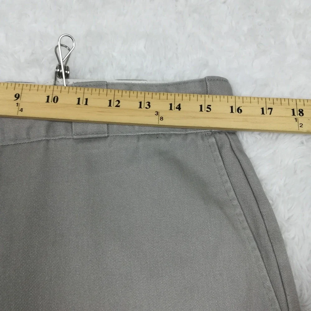 Dickies Mens Pants Loose Fit Double Knee Work Gray Straight Leg 34x32